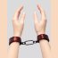 Ошейник с наручниками Reversible Faux Leather Collar and Wrist - Ошейник с наручниками Reversible Faux Leather Collar and Wrist