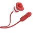 Красное продолговатое виброяицо Ashlynn с клиторальным стимулятором - Красное продолговатое виброяицо Ashlynn с клиторальным стимулятором