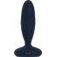 Темно-синяя анальная вибропробка Jordan с поступательными движениями - 12 см. - Темно-синяя анальная вибропробка Jordan с поступательными движениями - 12 см.