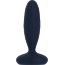 Темно-синяя анальная вибропробка Jordan с поступательными движениями - 12 см. - Темно-синяя анальная вибропробка Jordan с поступательными движениями - 12 см.