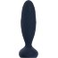 Темно-синяя анальная вибропробка Jordan с поступательными движениями - 12 см. - Темно-синяя анальная вибропробка Jordan с поступательными движениями - 12 см.