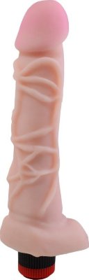 Большой вибратор ANDROID Collection-III - 23,5 см. Длина: 23.5 см. Диаметр: 5.2 см. Большой рельефный виброфаллос в виде возбужденного члена не позволит вам заскучать в одиночестве и внесет разнообразие в сексуальные игры. Аксессуар изготовлен из приятного на ощупь композитного материала и произведен по технологии протезирования. Он соблазнительно изгибается до 80 градусов. Прорисованная венозная сеточка и резкий переход от крупной головки к упругому телу стимулируют вход в лоно, а множественные вибрации дарят оргазмы. Рабочая длина - 20 см. Страна: Россия. Материал: неоскин. Батарейки: 2 шт., тип AA.