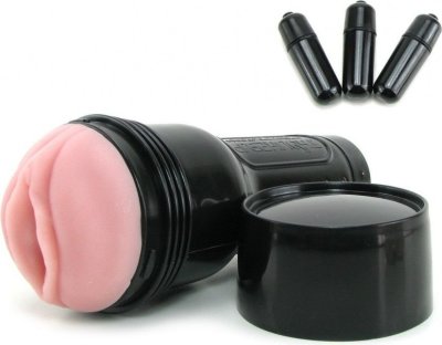 Мастурбатор-вагина Fleshlight - Vibro Pink Lady Touch с вибрацией Длина: 25.5 см. Мастурбатор в виде вагины Vibro Pink Lady Touch. Имеет уникальную структуру тоннеля и вибромеханизм для более ярких ощущений. Уникальный внутренний рельеф Touch передает вибрации каждому из нежных пальчиков рельефа по всей длине члена, доставляет ощущения непревзойденной интенсивности. Одновременно можно установить от одного до 3-х виброэлементов. Вы можете ставить новый эксперимент каждый вечер! Кейс изготовлен из прочного материала и оснащён клапаном,который регулирует давление воздуха внутри мастурбатора, создавая лёгкое посасывание при использовании. В комплекте: вставка Fleshlight Pink Lady Touch, футляр, 3 вибропули Fleshlight, комплект батареек и пробный лубрикант. После использования аккуратно выньте вставку Superskin из корпуса и пропустите через отверстие нужное количество тёплой воды, удалив полностью смазку и другие жидкости. Примечание: нежелательно использовать мыло для чистки вставки, это будет ухудшать поверхность материала. Страна: США. Материал: Super Skin.