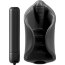 Чёрный мастурбатор Vibrating Silicone Stimulator с вибрацией - Чёрный мастурбатор Vibrating Silicone Stimulator с вибрацией