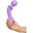 Фиолетовый двусторонний вибростимулятор Duo Wand Massage-Her - 19,6 см. - Фиолетовый двусторонний вибростимулятор Duo Wand Massage-Her - 19,6 см.