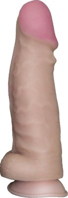 Реалистичный супергигант на присоске - 28 см. Длина: 28 см. Диаметр: 7.5 см. Если вы считаете, что размер имеет значение, то эта игрушка для вас! 28 см, которые можно закрепить на любой гладкой поверхности, благодаря присоске. Это будет в ванной? Или может быть на кухне, чтобы приготовление ужина принесло поистине незабываемое наслаждение? Внутренний каркас из эластичного полимера позволит вам выгибать гиганта в любую сторону. А нежный неоскин на поверхности фаллоимитатора будет нежно ласкать кожу и не оставит царапин или раздражения. В модели нет вибрации, что позволит вам двигаться самостоятельно, в нужном темпе и не собьет с настроения. Страна: Россия. Материал: неоскин.
