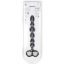 Черная анальная цепочка Beaded Silicone Anal Probe with Double Loop - 24 см. - Черная анальная цепочка Beaded Silicone Anal Probe with Double Loop - 24 см.