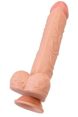 Телесный фаллоимитатор-гигант My Idol - 28,5 см. Длина: 28.5 см. Диаметр: 5 см. Встречайте My Idol – ваш идеальный партнер из линейки My Babe от бренда RealStick. Этот фаллоимитатор – настоящий кумир в мире интимных удовольствий, созданный для тех, кто ищет реализм и внушительные пропорции. My Idol обещает вам насыщенные и незабываемые ощущения. Его анатомически точный дизайн включает рельефные вены, натурально очерченную головку и детализированную мошонку, что делает его невероятно близким к настоящему. Верхний подвижный слой выполнен из материала, который максимально имитирует живую кожу, и моментально согревается от вашего прикосновения. Внутренний стержень позволяет надежно фиксировать фаллоимитатор в удобных для вас положениях, открывая бесконечные возможности для экспериментов. Страна: Китай. Материал: термопластичный эластомер (TPE).