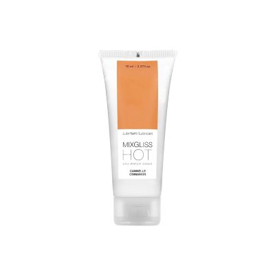 Согревающий лубрикант Mixgliss Hot Cinnamon с ароматом корицы - 70 мл. Mixgliss Hot — чувственный, слегка разогревающий и усиливающий ощущения флюид с натуральным ароматом. Помимо скольжения, он обеспечивает мягкое разогревающее действие, которое деликатно стимулирует интимные зоны и делает их более чувствительными. Совместим с секс-игрушками. AQUA (WATER), GLYCERIN, PROPYLENE GLYCOL, HYDROXYETHYLCELLULOSE, PHENOXYETHANOL, AROMA, SODIUM POLYACRYLATE, ALLANTOIN, ETHYLHEXYLGLYCERIN, ALOE BARBADENSIS LEAF JUICE POWDER, CINNAMAL, DISODIUM PHOSPHATE, POLYSORBATE 60, EUGENOL, BENZYL BENZOATE, COUMARIN, LIMONENE, SODIUM PHOSPHATE. Страна: Франция. Объем: 70 мл.