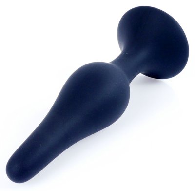 Черная анальная втулка на присоске - 11 см. Длина: 11 см. Диаметр: 2.8 см. Анальная втулка на присоске. Материал силикон. Страна: Польша. Материал: силикон.