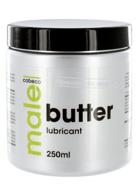 Анальный лубрикант MALE Cobeco Butter Lubricant - 250 мл. Лубрикант Male Butter Lube от именитого бренда Cobeco подарит вам длительный эффект скольжения. Смазка имеет мягкую текстуру. Она обладает увлажняющим эффектом, обеспечивая естественные ощущения. Может сочетаться с латексными презервативами. Абсолютно безопасна для здоровья, не содержит вредных веществ. петролатум, октилдодеканол. Страна: Нидерланды. Объем: 250 мл.