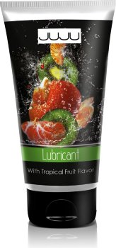 Съедобный лубрикант JUJU с ароматом тропический фруктов - 50 мл.
