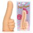 Телесный фаллоимитатор в форме пальца Thumbs Up - 17,2 см. - Телесный фаллоимитатор в форме пальца Thumbs Up - 17,2 см.