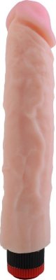 Вибратор-реалистик без мошонки ANDROID Collection-VI - 23,2 см. Длина: 23.2 см. Диаметр: 4.6 см. Очень реалистичный фаллический вибратор для тех, кто знает, что размер имеет значение. Чувственная головка, прорисованный рельеф, упругое тело, способное изгибаться до 80 градусов, и несколько режимов вибрации помогут вам испытать самый яркий в вашей жизни оргазм. Аксессуар выполнен из современного приятного на ощупь материала, быстро принимающего температуру человеческого тела. Страна: Россия. Материал: неоскин. Батарейки: 2 шт., тип AA.
