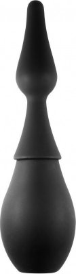 Чёрный анальный душ Kinky Douche Длина: 23.3 см. Анальный душ Kinky Douche станет незаменимым не только в целях обеспечения чистоты до и после секса. Он также позволит начать наслаждаться анальными ласками уже в момент подготовки. Насадка в виде плага поможет полностью расслабиться и подготовиться к встрече с партнером. Удобная силиконовая груша обеспечит комфорт и простоту использования. Насадка съемная. Рабочая длина - 14 см., диаметр - 1,5 см. Страна: Россия. Материал: силикон.
