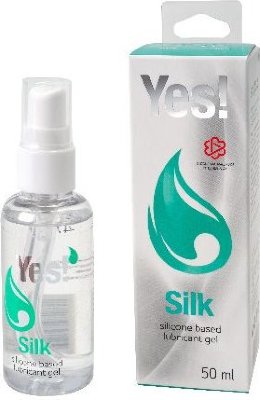 Силиконовая гипоаллергенная вагинальная смазка Yes Silk - 50 мл. SILK – гель классический гипоаллергенный на силиконовой основе. Обладая прекрасными смазывающими свойствами, обеспечивает длительное и комфортное скольжение. Придаёт коже интимных зон ощущение неповторимой нежности шёлка. Не содержит красящих веществ, консервантов. Можно использовать так часто и в таких количествах, насколько это нужно, нанося ее на те части тела, где требуется дополнительная влажность. Подходит для применения с латексными презервативами и другой интимной продукцией. Страна: Россия. Объем: 50 мл.
