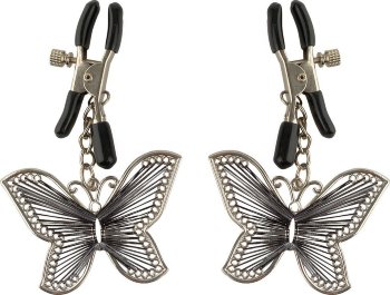 Зажимы на соски с бабочками Butterfly Nipple Clamps