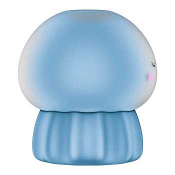 Голубой вакуумный стимулятор клитора в форме медузы Satisfyer Jelly-cious