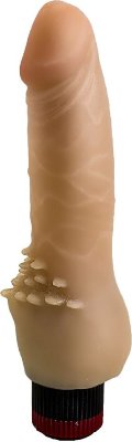 Гелевый вибратор с шипиками для массажа клитора - 17,8 см. Длина: 17.8 см. Диаметр: 4 см. Перед вами вибромассажёр, который обладает всем набором функций для стимуляции ваших эрогенных зон. Податливый ствол с хорошо прорисованной головкой, мягкие шипы для стимуляции клитора, бархатистая поверхность из высококачественного материала без запаха… Добавьте к этому мощную вибрацию, управляемую колёсиком в основании, и станет ясно – этот вибратор просто обязан оказаться в вашей интим-коллекции. Страна: Россия. Материал: поливинилхлорид (ПВХ, PVC). Батарейки: 2 шт., тип AA.