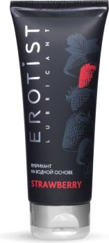 Увлажняющая смазка на водной основе с ароматом клубники Srtawberry - 100 мл.