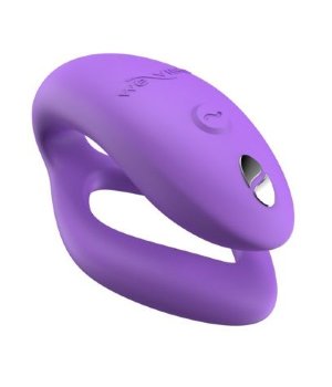 Фиолетовый вибратор для пар We-Vibe Sync O