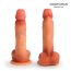 Телесный фаллоимитатор с внутренним стержнем - 15 см. - Телесный фаллоимитатор с внутренним стержнем - 15 см.