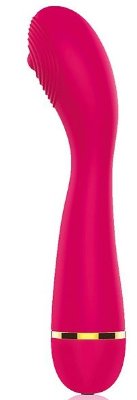 Малиновый изогнутый ребристый вибромассажер с 20 режимами вибрации - 16 см. Длина: 16 см. Диаметр: 3.2 см. Изогнутый вибромассажер со стимулирующей ребристой поверхностью создан специально для любителей ярких ощущений! Режим вибрация дарит дополнительное удовольствие. Интимный аксессуар обладает бархатистой, приятной на ощупь текстурой. Рабочая длина - 14 см. Страна: Китай. Материал: силикон. Батарейки: 1 шт., тип AA.