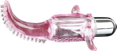 Насадка на палец в виде вибромассажера с щёточкой Длина: 1 см. Вибромассажер, одевающийся на пальцы (две петли по бокам), позволит эффективно стимулировать клитор и стенки влагалища женщины, что в свою очередь приводит к яркому и фееричному оргазму. Этот продукт выполнен из современных гипоаллергенных материалов с использованием передовых технологий, предназначенных для удовлетворения разнообразных потребностей человеческого организма. Страна: Китай. Материал: термопластичная резина (TPR). Батарейки: 3 шт., тип LR44.