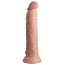 Телесный вибратор-реалистик на присоске 9’’ Vibrating Silicone Dual Density Cock - 24,8 см. - Телесный вибратор-реалистик на присоске 9’’ Vibrating Silicone Dual Density Cock - 24,8 см.