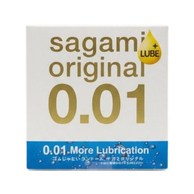 Увлажнённый презерватив Sagami Original 0.01 Extra Lub - 1 шт. Длина: 17 см. Новая серия полиуретановых презервативов Sagami Original 0.01 с увеличенным количеством смазки — Extra Lubricated. Созданы специально для любителей полиуретановых презервативов Sagami, которым, по той или иной причине, не хватает смазки во время использования. Эволюционное продолжение линейки самых тонких в мире полиуретановых презервативов Sagami Original. Еще больше мягких и естественных ощущений. Ничего лишнего! Презервативы из полиуретана в среднем в 3-4 раза тоньше, и в 3-6 раз прочнее, чем обычные латексные презервативы. Отличная теплопроводность и гладкость поверхности, в результате, тепло партнера передается так, как если бы презерватива вообще не было. Полиуретан является биосовместимым материалом, но не содержит протеинов, как латекс, и идеально подходит в случае аллергии на протеины. Если очень коротко, то Sagami Original — это практически неощутимые и самые надежные презервативы в мире. В упаковке - 1 шт. Толщина стенки - 0,01 мм. Номинальная ширина - 55 мм. - Регистрационное удостоверение РФ: ФСЗ 2010/05996 - Дата регистрации медицинского изделия: 05.02.2010 г. - Срок действия регистрационного удостоверения: бессрочно - Представитель изготовителя медицинского изделия: - - Номер модели: 69667. Страна: Япония. Материал: полиуретан.