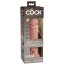 Телесный вибратор-реалистик 8 Vibrating Silicone Dual Density Cock - 22 см. - Телесный вибратор-реалистик 8 Vibrating Silicone Dual Density Cock - 22 см.