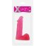 Розовый гелевый фаллоимитатор XSKIN 6 PVC DONG - 15 см. - Розовый гелевый фаллоимитатор XSKIN 6 PVC DONG - 15 см.