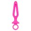 Розовая силиконовая пробка с прорезью Silicone Groove Probe - 10,2 см. - Розовая силиконовая пробка с прорезью Silicone Groove Probe - 10,2 см.