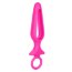 Розовая силиконовая пробка с прорезью Silicone Groove Probe - 10,2 см. - Розовая силиконовая пробка с прорезью Silicone Groove Probe - 10,2 см.