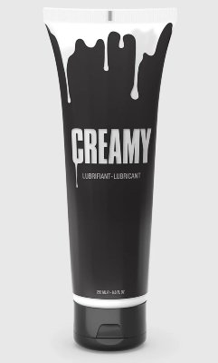 Смазка на водной основе Creamy с консистенцией спермы - 250 мл. Гель на водной основе Creamy имеет особенную текстуру, которая похожа на натуральную семенную жидкость. Кремовая интимная смазка, подойдет любителям реализма. Гель обеспечивает идеальное скольжение и подходит как для анального, так и для вагинального использования. Страна: Франция. Объем: 250 мл.