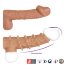 Телесная насадка с шипами и открытой головкой Nude Sleeve L - 14 см. - Телесная насадка с шипами и открытой головкой Nude Sleeve L - 14 см.