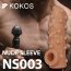 Телесная насадка с бугорками и открытой головкой Nude Sleeve S - 10 см. - Телесная насадка с бугорками и открытой головкой Nude Sleeve S - 10 см.