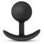 Черная анальная пробка Silicone Vibra Plug - 8,9 см. - Черная анальная пробка Silicone Vibra Plug - 8,9 см.