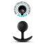 Черная анальная пробка Silicone Vibra Plug - 8,9 см. - Черная анальная пробка Silicone Vibra Plug - 8,9 см.