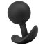 Черная анальная пробка Silicone Vibra Plug - 8,9 см. - Черная анальная пробка Silicone Vibra Plug - 8,9 см.