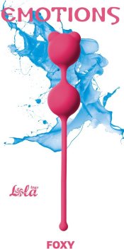 Розовые вагинальные шарики Emotions Foxy