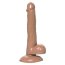 Коричневый фаллоимитатор-реалистик Delion - 20,5 см. - Коричневый фаллоимитатор-реалистик Delion - 20,5 см.