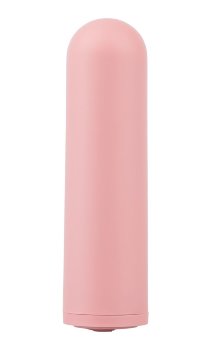 Нежно-розовая вибропуля Java - 7,8 см.