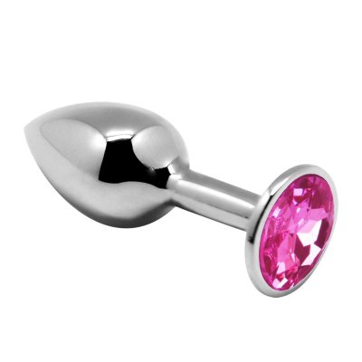 Серебристая анальная втулка Mini Metal Butt Plug Size M с розовым кристаллом Длина: 8 см. Диаметр: 3.4 см. Alive Mini Metal Butt Plug — это металлическая анальная пробка небольшого размера. Она подходит для начинающих и опытных пользователей, а также имеет удобную коническую форму. Анальная втулка украшена цветным кристаллом, который также служит ограничителем для безопасного ношения. Металл хорошо держит тепло, поэтому подойдет любителям температурных игр. Для охлаждения поместите пробку в холодильник, а для того, чтобы нагреть ее используйте водяную баню. Страна: Китай. Материал: металл.