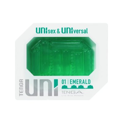 Зеленый мастурбатор-стимулятор Tenga Uni Emerald Длина: 5.8 см. Tenga Uni – это персональное удовольствие независимо от вашего пола. 2 в 1: мастурбатор и стимулятор клитора. Универсальная вещица, которая разнообразит вашу игру и сделает ее интереснее. Uni изготовлен из эластомера, материал, который отличается своей мягкостью эластичностью и способностью растягиваться под любой размер. Сжимайте, массируйте, растягивайте – делайте любые манипуляции для получения максимального удовольствия. Только для одноразового использования. Страна: Япония. Материал: эластомер (полиэтилен гель).