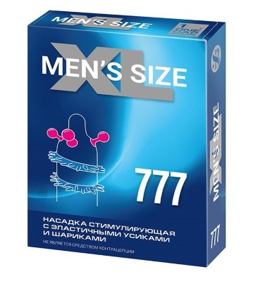 Стимулирующая насадка на пенис MEN SIZE 777 Длина: 19.5 см. Одноразовая стимулирующая насадка MENS SIZE 777 в силиконовом лубриканте, с эластичными усиками. Изготовлена из высококачественного натурального латекса, разработана специально для стимуляции эрогенных зон. Прекрасно подходит для эротического массажа. Вся продукция проходит строгий контроль качества. Номинальная ширина - 56 мм. Продукт не является изделием медицинского назначения! Одноразовая стимулирующая насадка не подлежит сертификации и обязательной маркировке, изготовлена по ТУ 2536-008-0089858735-2016, ТН ВЭД 4014100000. Страна: Россия. Материал: латекс.