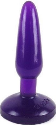 Фиолетовая анальная пробка с присоской - 15 см. Длина: 14 см. Диаметр: 3.5 см. Каждому известно, что в зоне анального отверстия есть много эрогенных зон, массируя которые, можно получить фантастический оргазм. Гладкая и нежная анальная пробка отыщет еще больше нервных окончаний и придаст сексуальной жизни остроту и страсть. Пикантная интим-игрушка имеет конусообразную форму, удобную для безболезненного проникновения. С помощью присоски анальная пробка закрепляется на ровной поверхности, чтобы удобнее было получить удовольствие и открыть тайны своего тела. Эта интим-игрушка может удовлетворить как женщину, так и мужчину. Страна: Китай. Материал: поливинилхлорид (ПВХ, PVC).