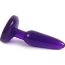 Фиолетовая анальная пробка с присоской - 15 см. - Фиолетовая анальная пробка с присоской - 15 см.
