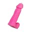 Розовая свеча в форме пениса - 13 см. - Розовая свеча в форме пениса - 13 см.