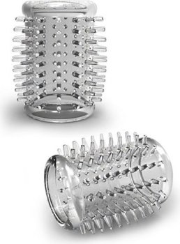 Прозрачная насадка с шипами STAY HARD COCK SLEEVE 01 CLEAR